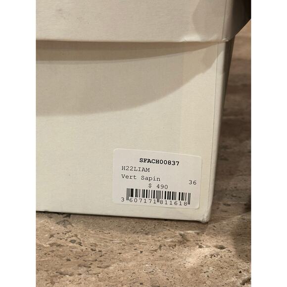 NEW Sandro Liam Chelsea Boot Green Leather Size 36 - Picture 10 of 10